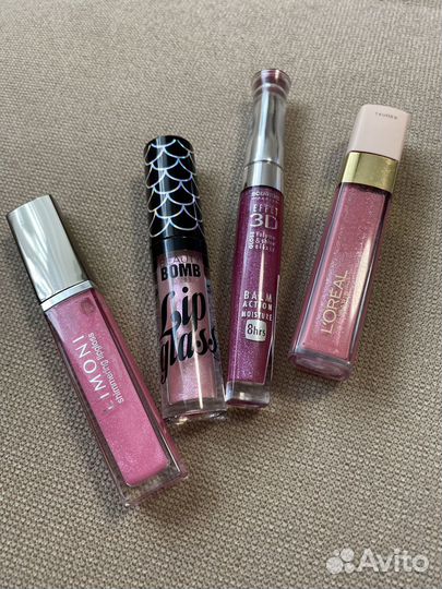 Блески для губ с шиммером