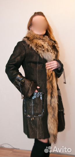 Дубленка/натуральный мех и кожа