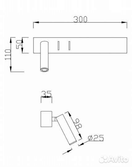 Бра Maytoni / Ceiling & wall
