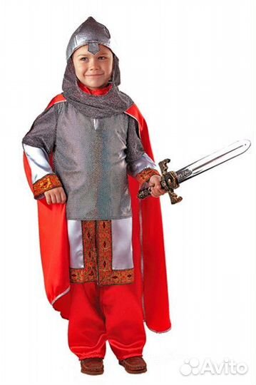 Новогодний костюм богатырь 104-110