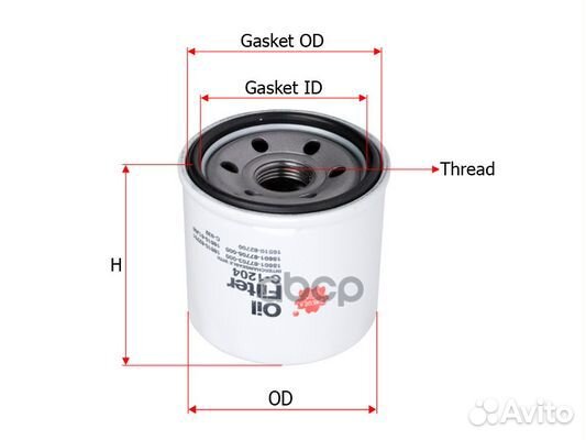 Фильтр масляный GM spark/matiz/aveo 98