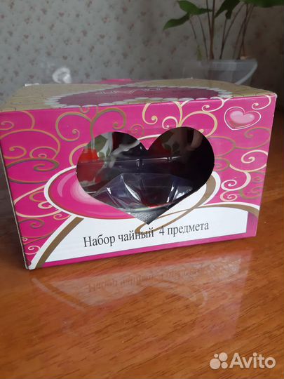 Чашка с блюдцем набор 2 пары