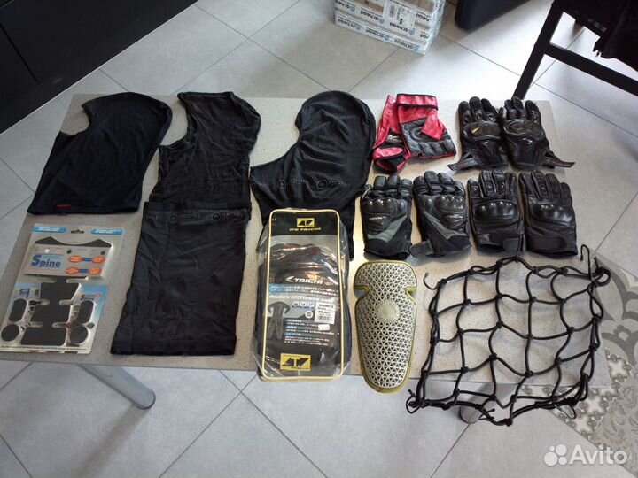 Мото перчатки taichi, Сумка на бак givi и другое