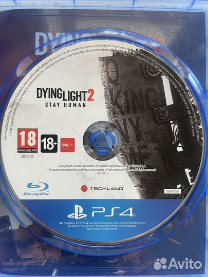 Диск Dying light 2 ps4