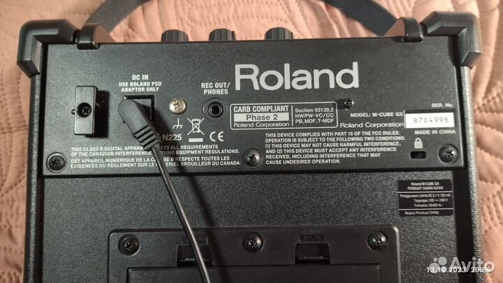 Комбик Roland micro cube gx