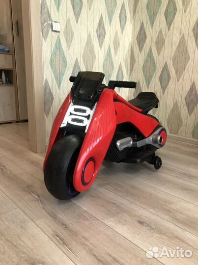 Детский электромобиль мотоцикл bmw vision next 100