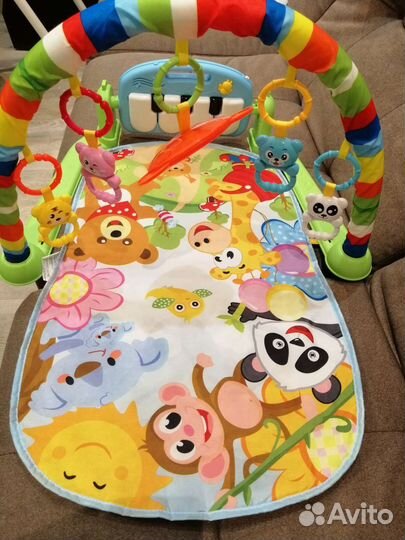 Развивающий игровой коврик с пианино