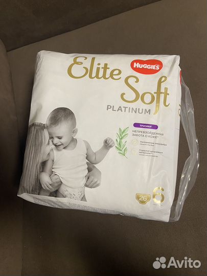 Трусики Huggies Elite Soft platinum 6 26 штук