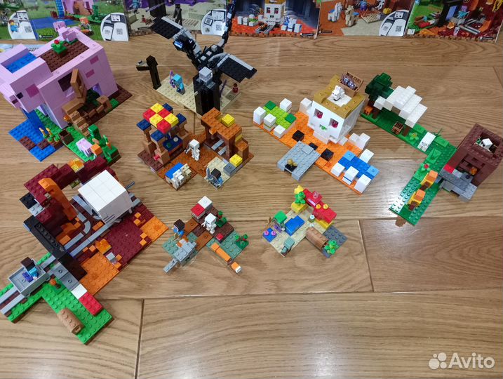 Наборы лего Minecraft оригинал