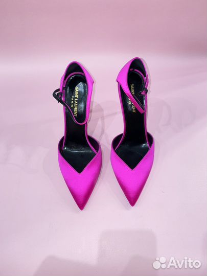 Текстильные туфли Anja Saint Laurent оригинал