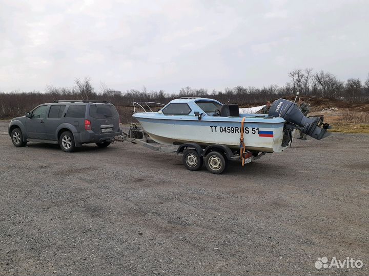 Катер Ямаха с прицепом