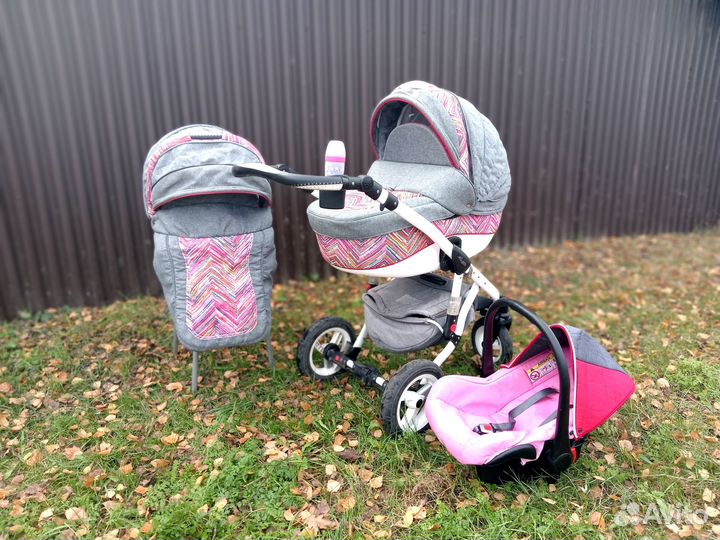 Коляска 3 в 1 adamex