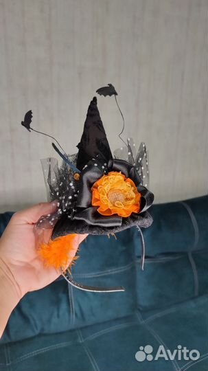 Шляпка ведьмочки на Хэллоуин