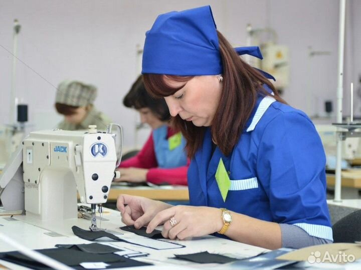 Швеи вахта цех пошива юбок