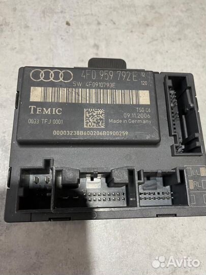 Блок управления двери задний правый Audi а6 с6