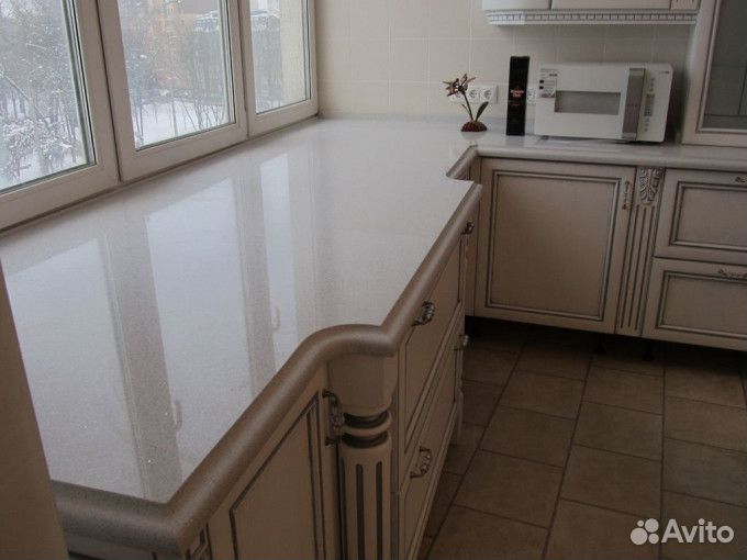 Подоконник из искусственного камня (акрил)