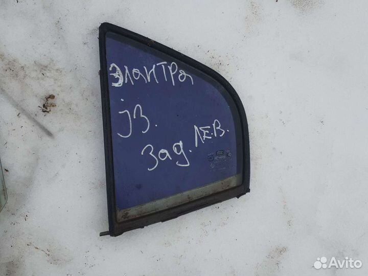 Стекло двери Hyundai Elantra 3