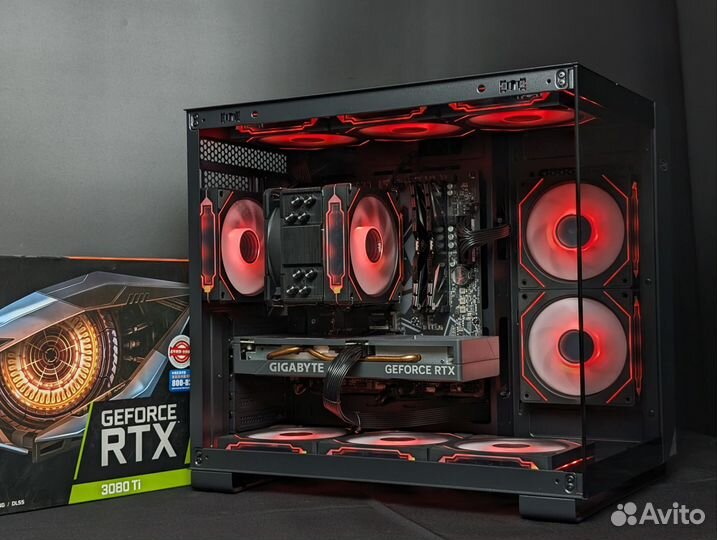 Новогодний пк Ryzen 5700X3D/RTX 3080Ti /32gb