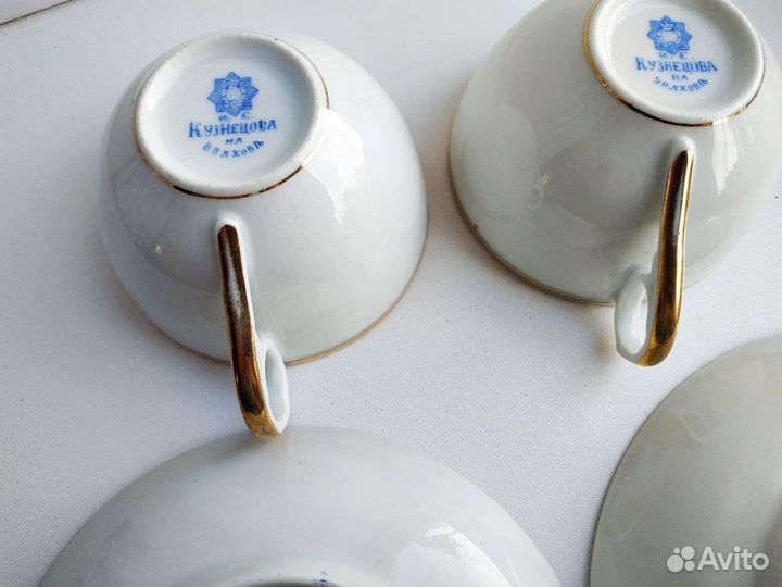 Антикварная чайная пара