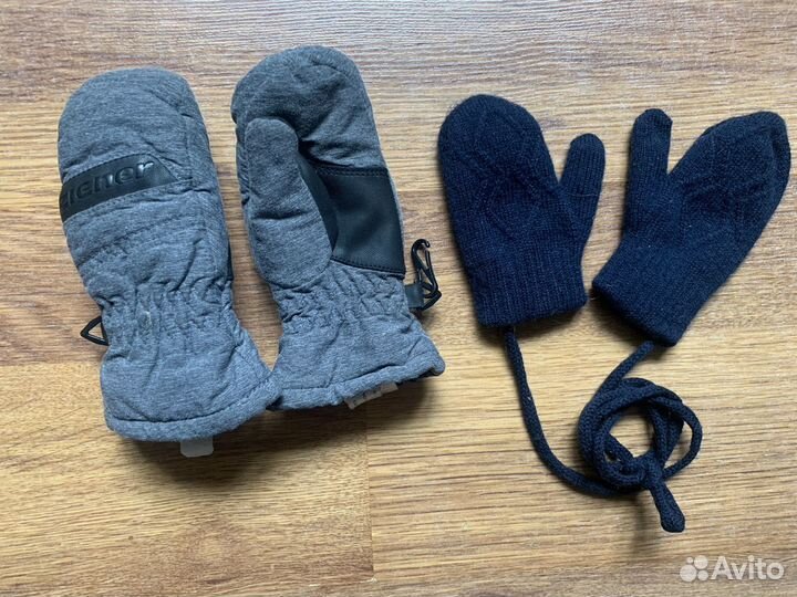 Варежки краги и вязаные. детские