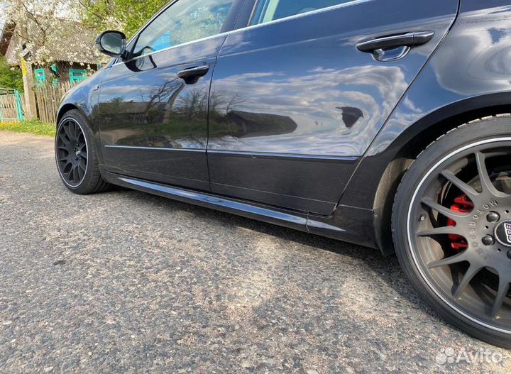 Накладки на пороги Volkswagen Passat B6 R-line