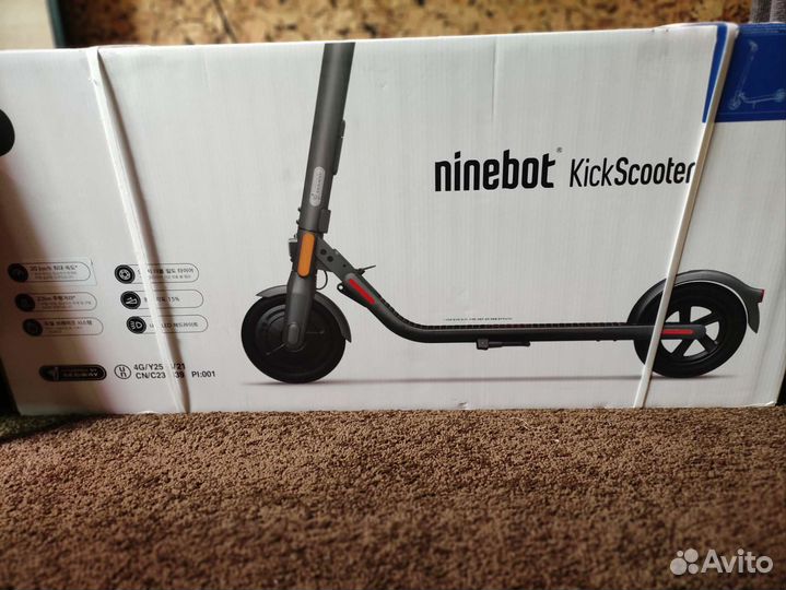 Электросамокат Ninebot KickScooter E22 grey