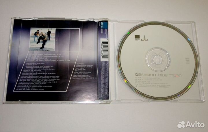 De/Vision - Blue Moon '99 (1999) rare Promo CD