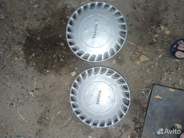 Колпаки toyota, оригинал стальные