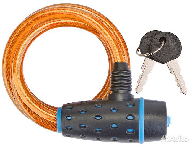 Трос замок для велосипеда 8х1800мм
