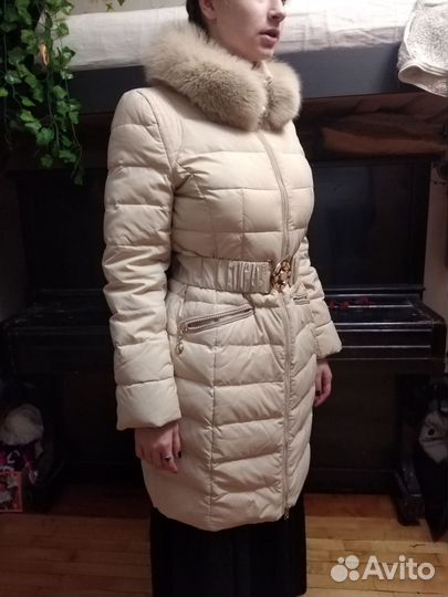 Пуховик женский 46 48 размер с мехом