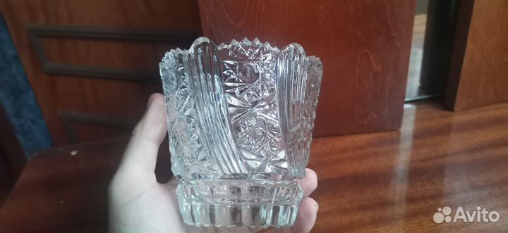 Хрустальные блюда, ваза, пепельница