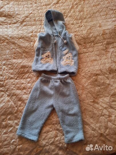 Костюм детский, теплый, для мальчика или девочки