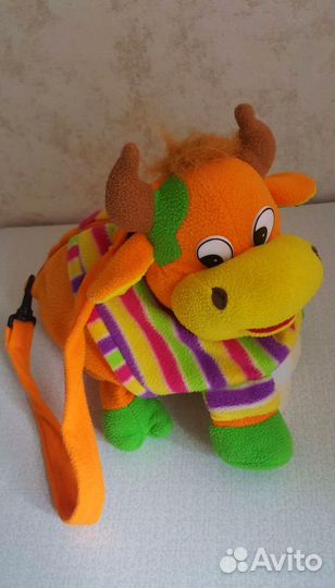 Сумка-игрушка для детей мягкая Веселая Корова