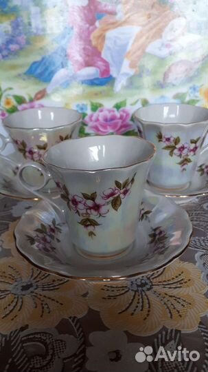 Фарфор из СССР кофейные пары Коростень