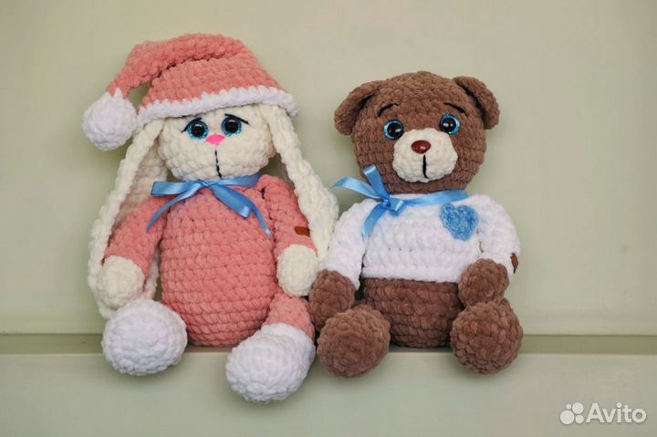 Вязаные игрушки ручной работы