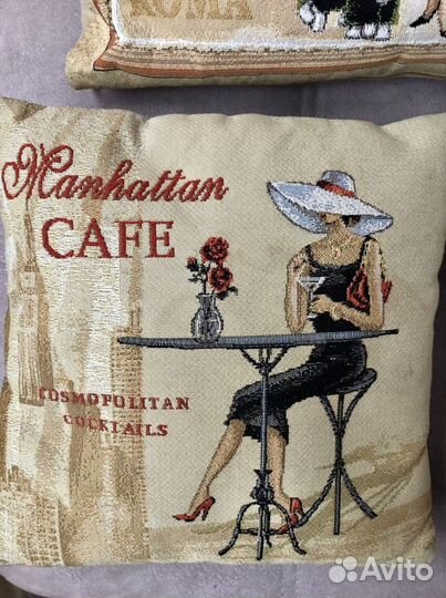 Декоративные подушки из гобелена