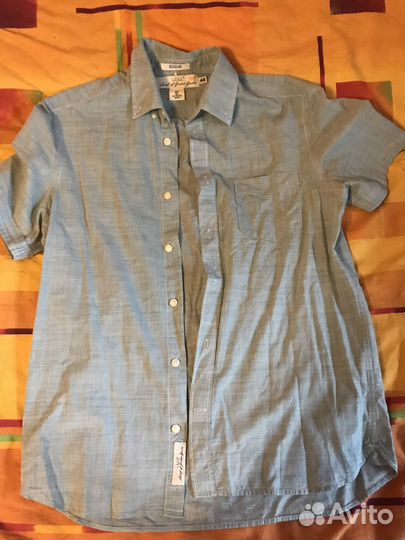 Рубашки, брюки для школы 44-46 р. пакетом