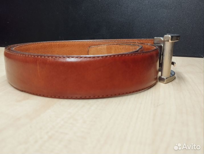 Мужской кожаный ремень Cerruti 105 см