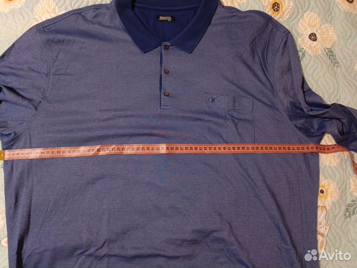 Поло мужская футболка с длинным рукавом