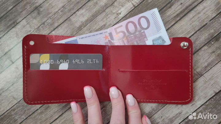 Кошелек новый мужской женский натуральная кожа