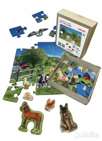 Пазл деревянный