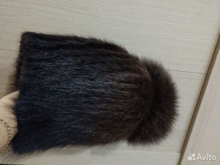 Шапка норковая женская