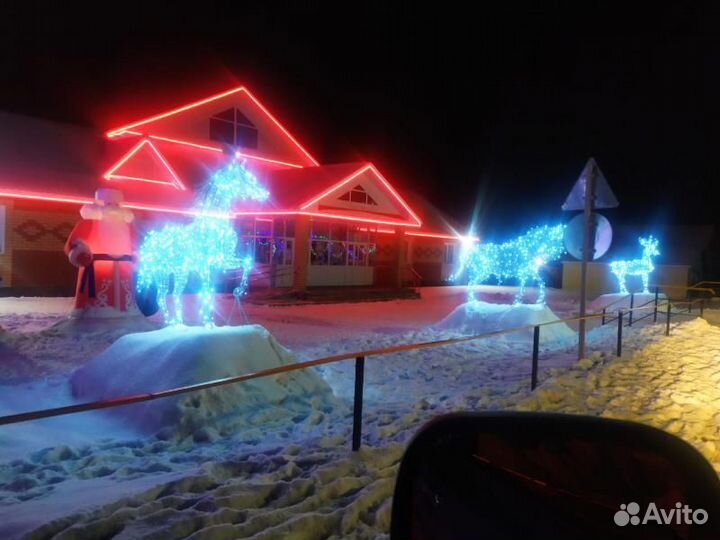 Гибкий Неон 220В 8*16мм