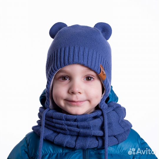 Комплект 50-53 шапка+снуд 