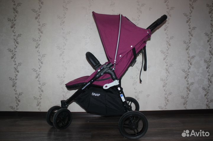 Коляска valco baby snap3 Tailormade/ Wine черное ш