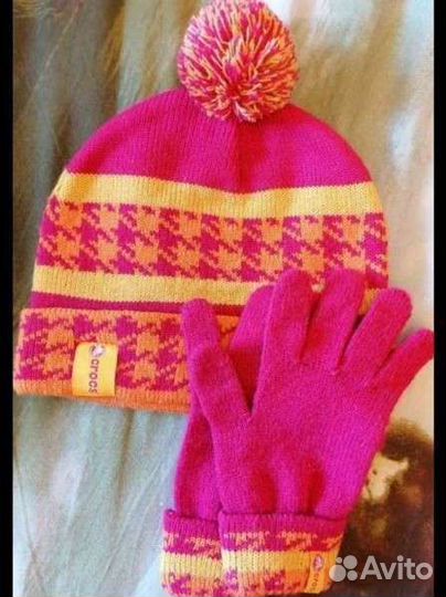 Комплект шапка, шарф