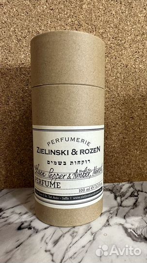 Духи Zelinski & rozen Black Pepper &Amber, Neroli