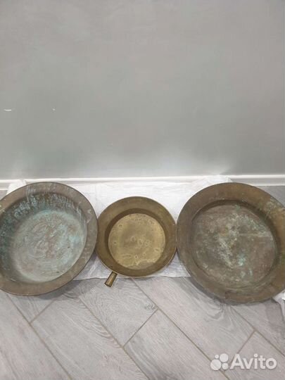 Таз латунный