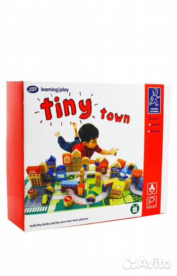 Learning play tiny town деревянный конструктор