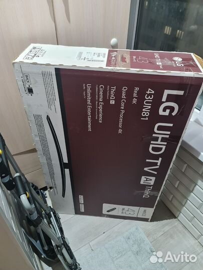 Коробка из под телевизора lg 43